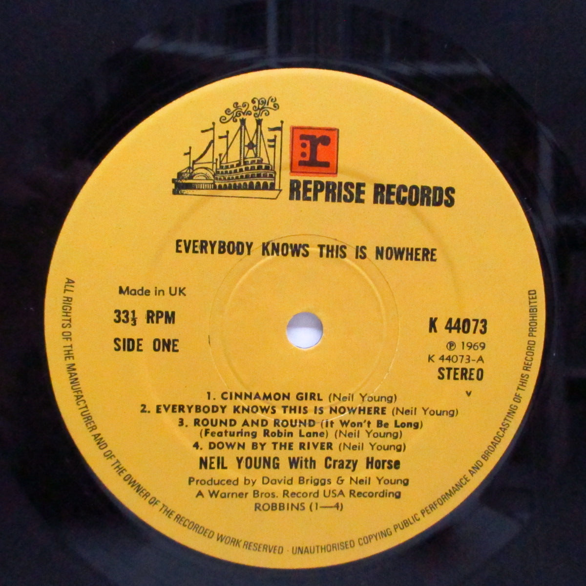 NEIL YOUNG (ニール・ヤング) - Everybody Knows This Is Nowhere (UK