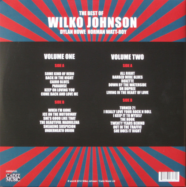 WILKO JOHNSON (ウィルコ・ジョンソン) - The Best Of Wilko Johnson