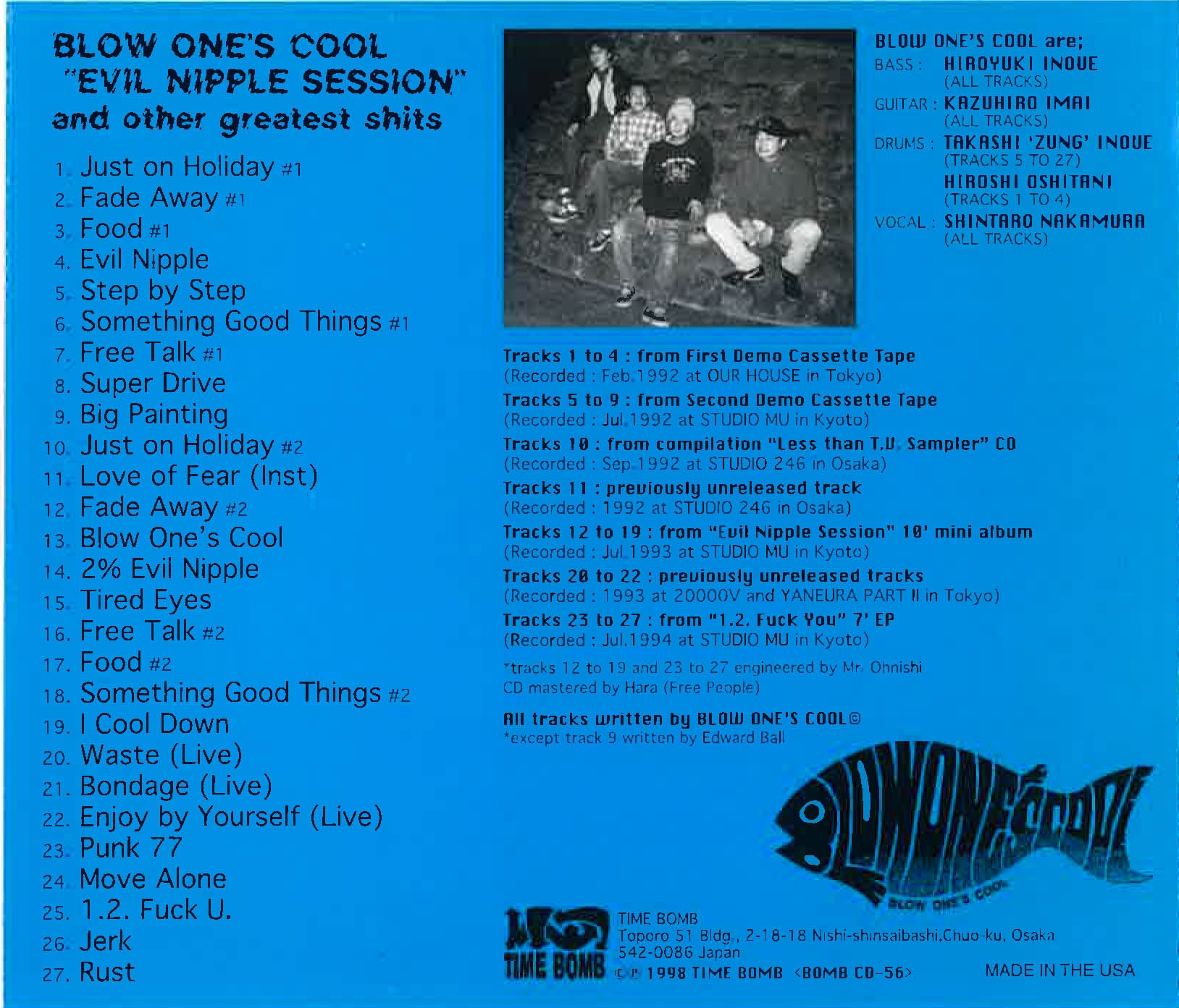 BLOW ONE'S COOL (ブロウ・ワンズ・クール) - Evil Nipple Session