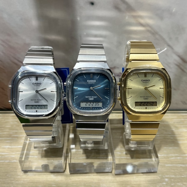 CASIO】レトロモダンなアナデジ腕時計のご紹介！ - チックタックアミュ