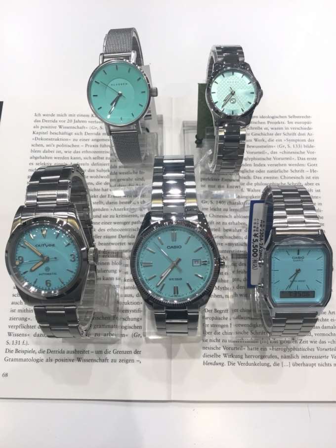 大人気！ターコイズブルーのお時計集めてみました！ - チックタック