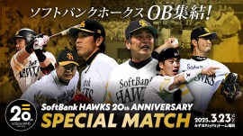 20th ANNIVERSARY SPECIAL MATCH】SoftBank HEROESタオル付チケット