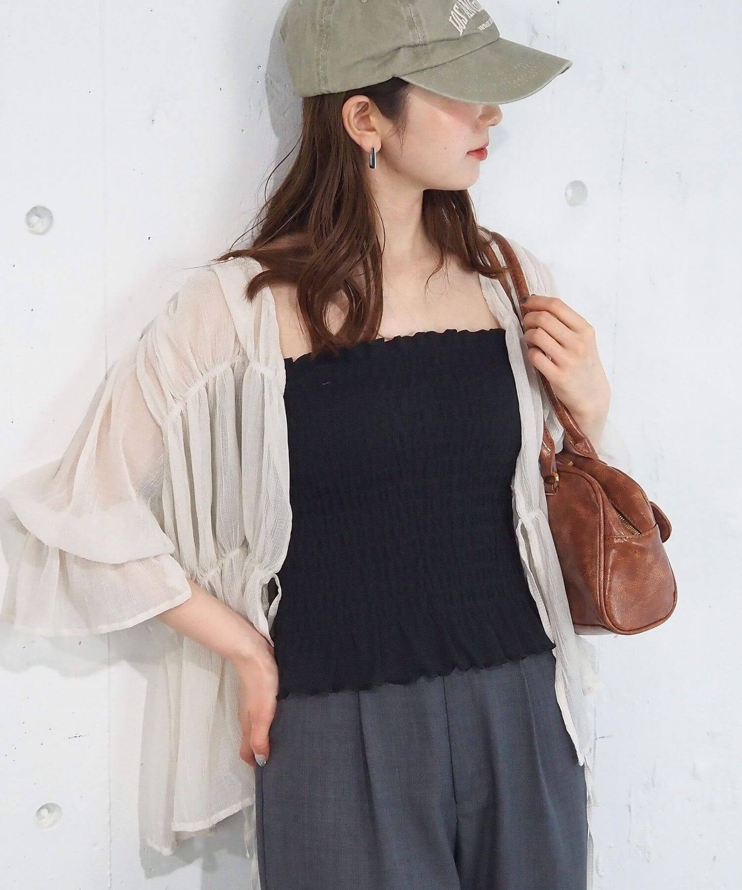 tiptop+pocket ティップトッププラスポケット / カップ付シャーリング