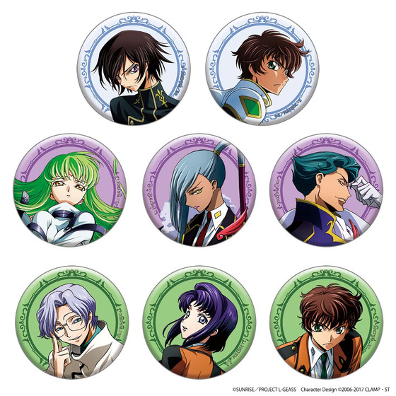 コードギアス 反逆のルルーシュ Blu-ray&DVDイラスト缶バッジ vol.1