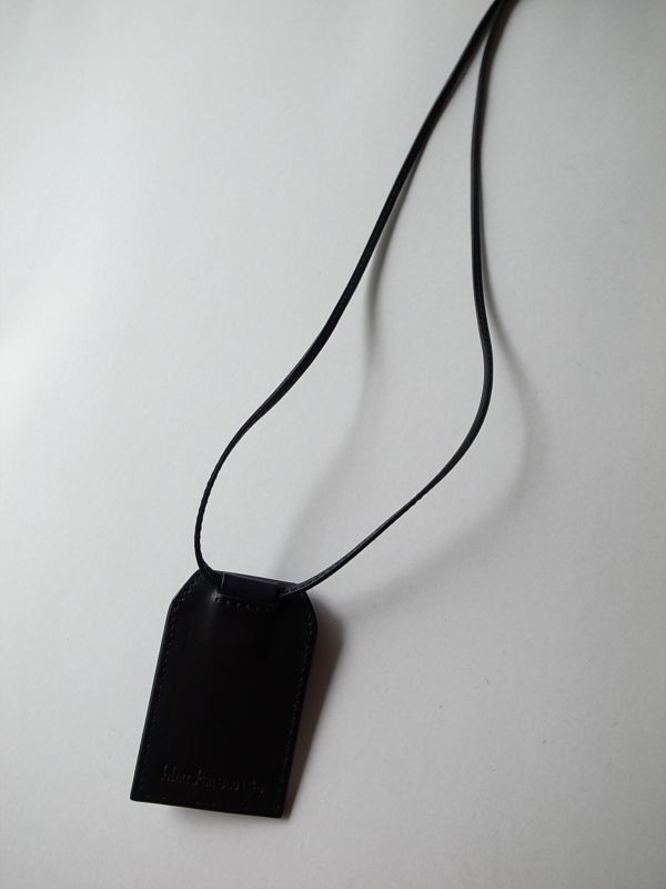black means お守りケースネックレス・ブラック×シルバー - tity