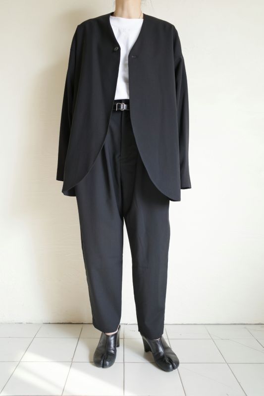 Dulcamara よそいきノーカラージャケット ・ブラック - tity