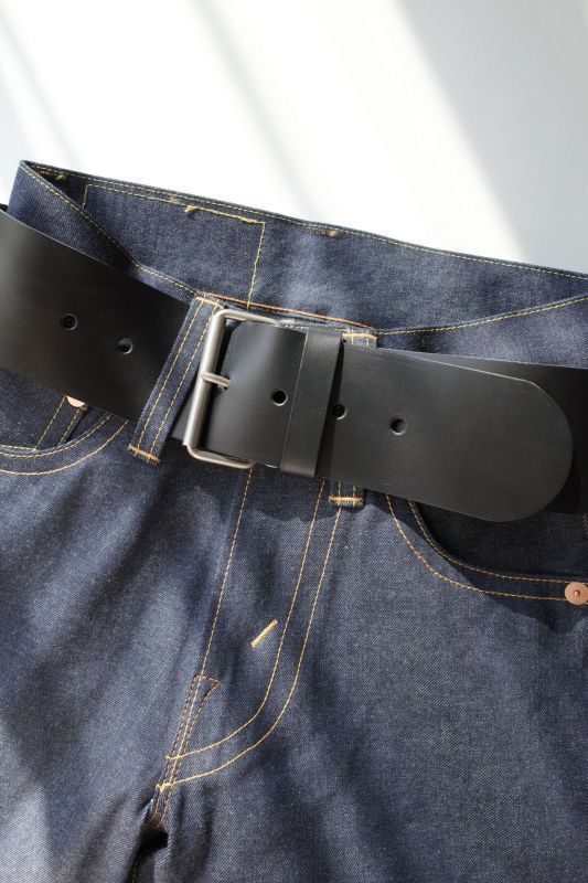 KOOKY ZOO クーキーズー JUVENILE LEATHER BELT ・BLACK - tity