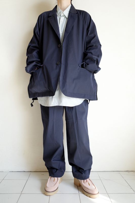 UNTRACE UNTRACE BASIC STRETCH JACKET・DARK NAVY - tity