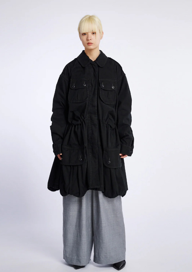 HOUGA look-forward coat・BLACK - tity