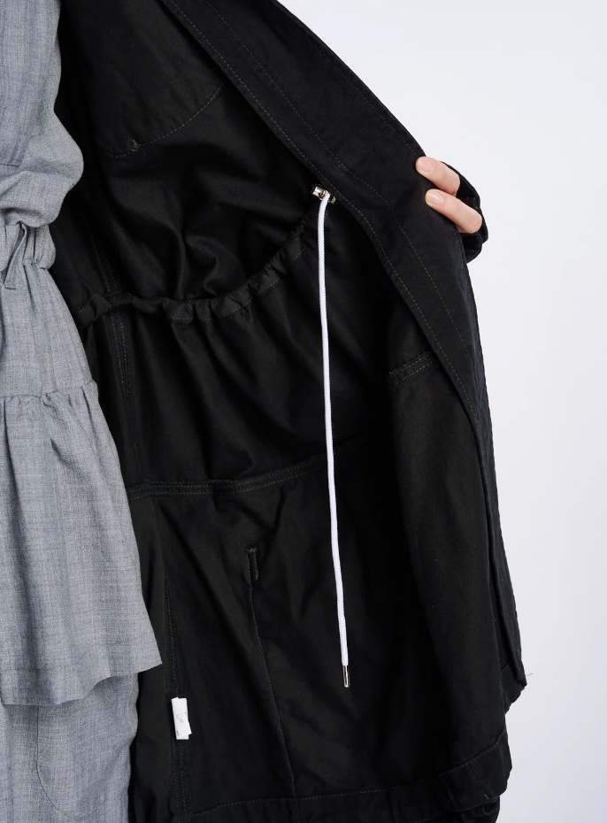 HOUGA look-forward coat・BLACK - tity