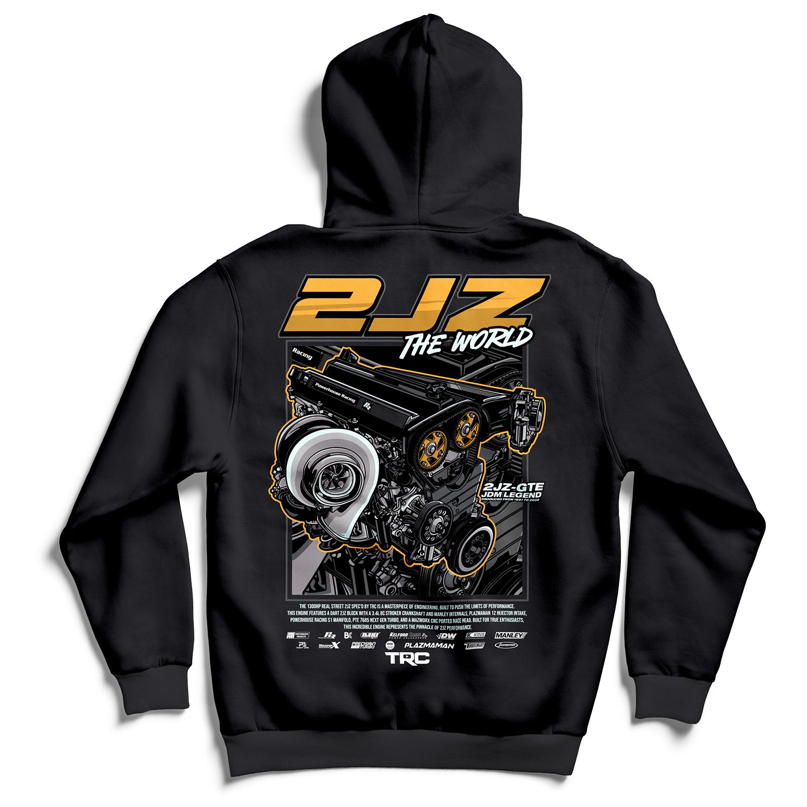 TRC 2JZ The World Engine Hoodie Limited Edition – That Racing Channel