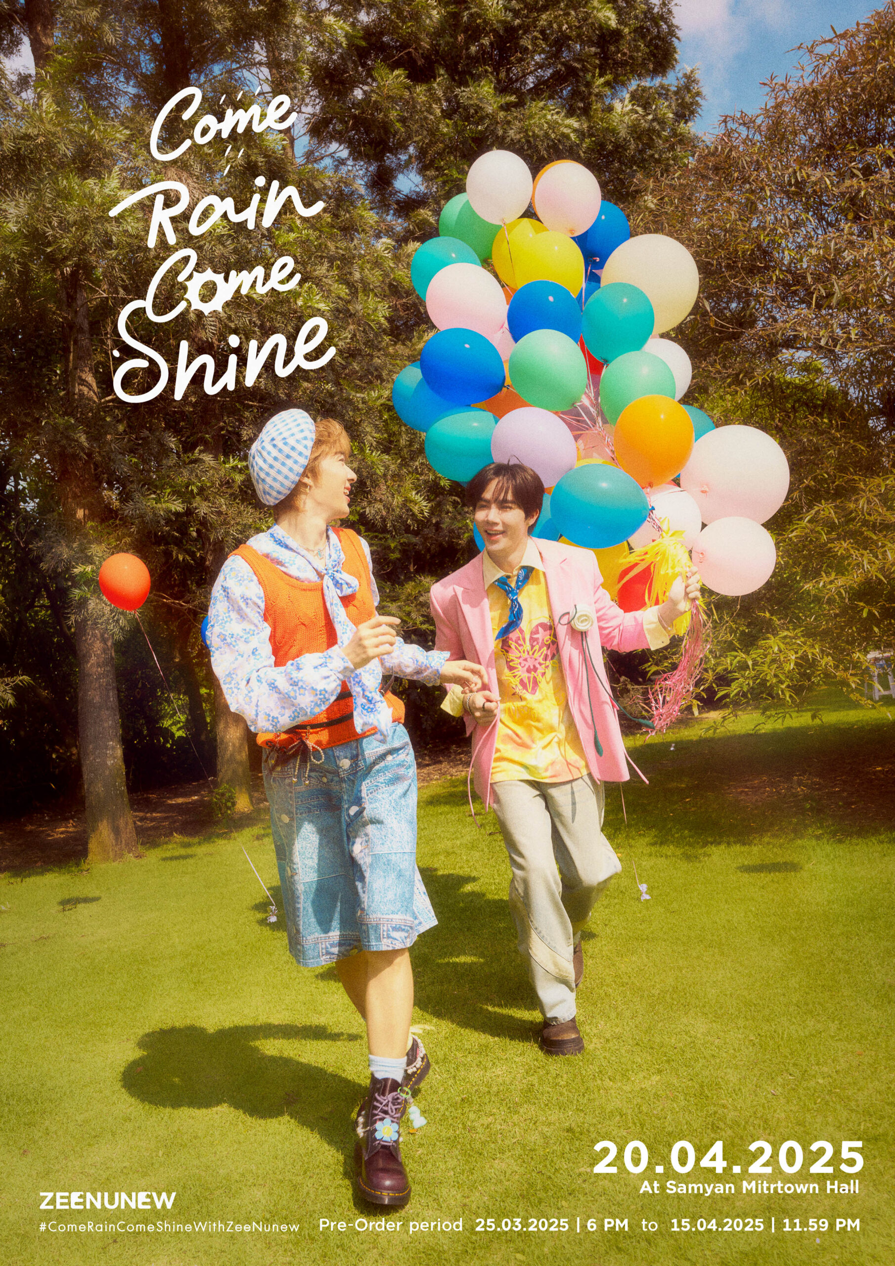 ZeeNuNew（シーヌニュー）、3rdフォトブック『Come Rain Come Shine