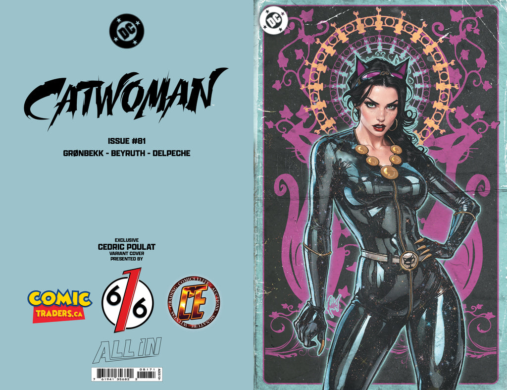 CATWOMAN #81 CEDRIC POULAT 616 Comics Virgin FOIL Variant C LTD