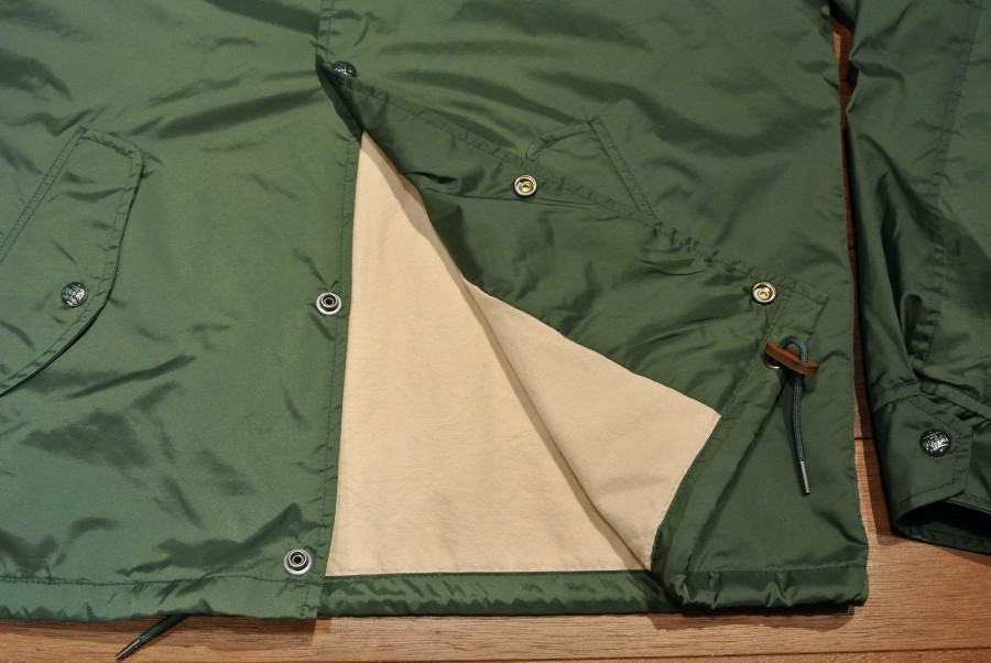 ポロラルフローレン コーチジャケット 脱着可能フードつき 【Green / L