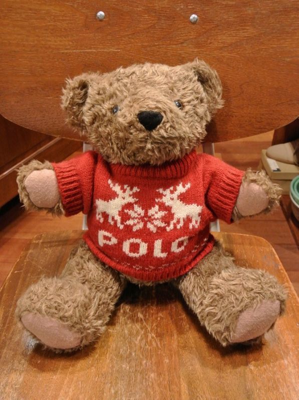 1998年 ポロラルフローレン ポロベアー ぬいぐるみ USED 中古 - 7th