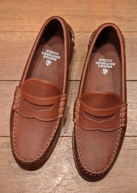 ブルックスブラザーズ×アレンエドモンズ Football grain ビーフロール