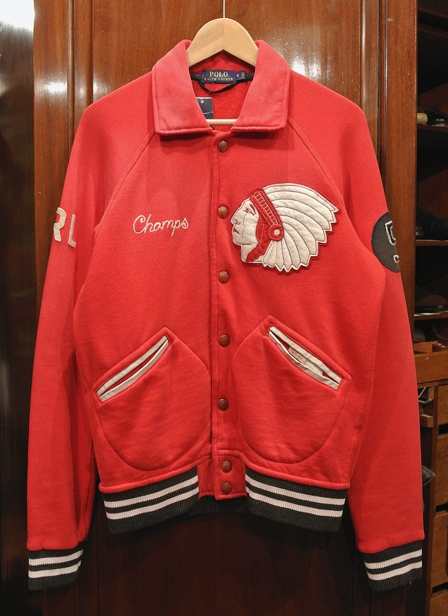 未使用品 ポロラルフローレン スウェット ジャケット (S) バーシティ