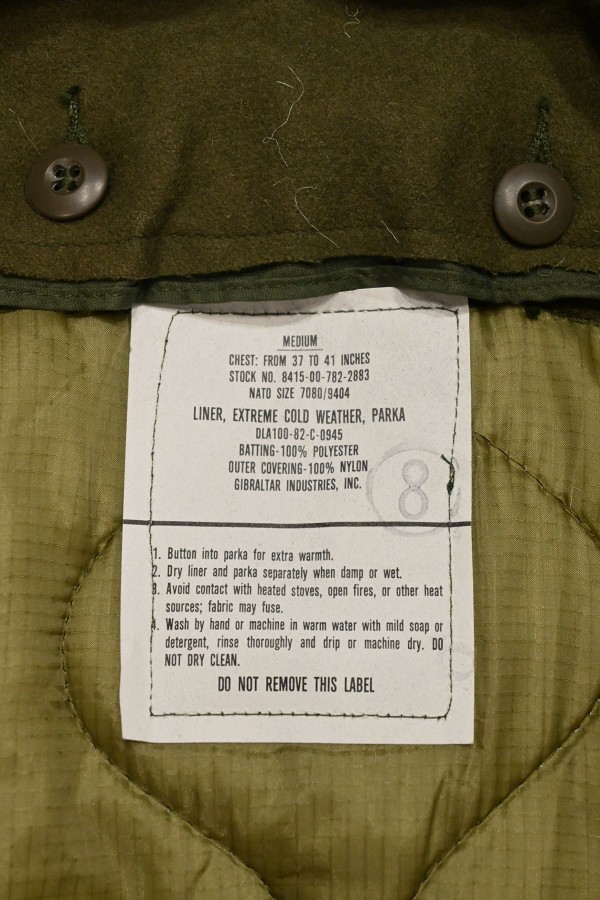 フルセット】70s デッドストック U.S ARMY M-65 Field Parka Coat