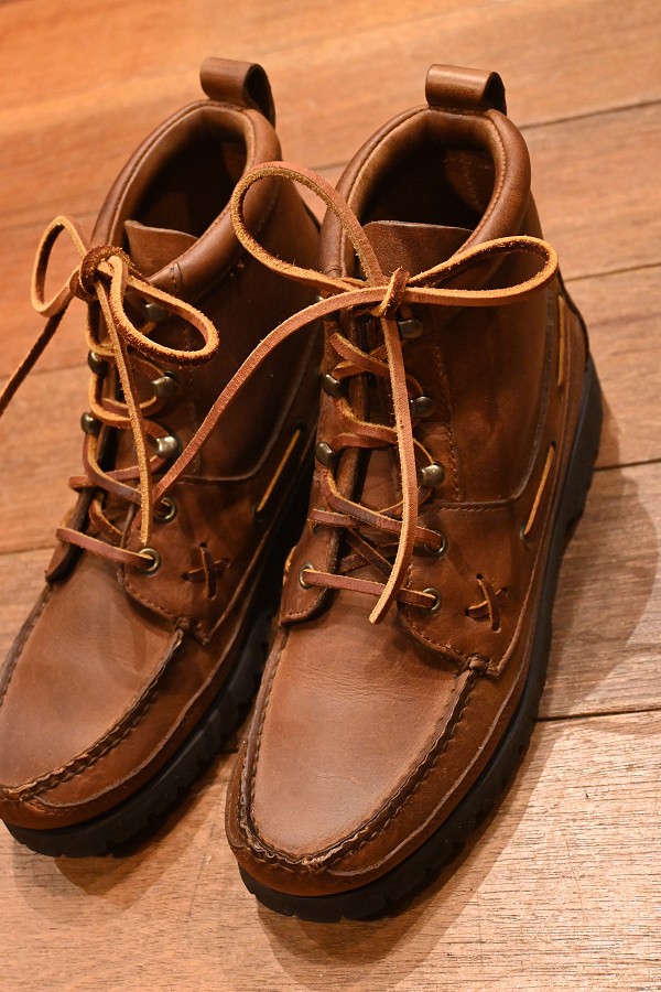 USED) 89-92s Polo Country ポロカントリー モカシンブーツ【Women's 9