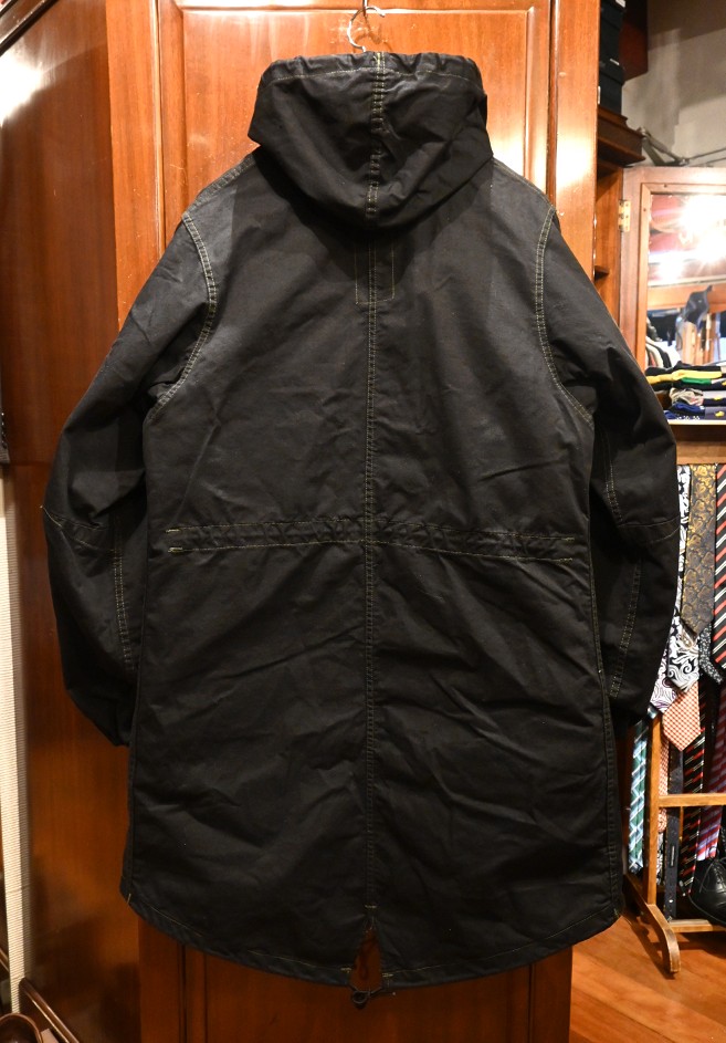 80s DEADSTOCK U.S ARMY デザートナイトカモパーカー 後染めブラック