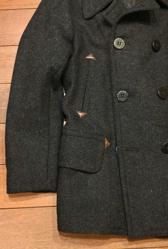 USED)RRL ラルフローレン DOUBLE FACED WOOL P-COAT ダブルフェイス