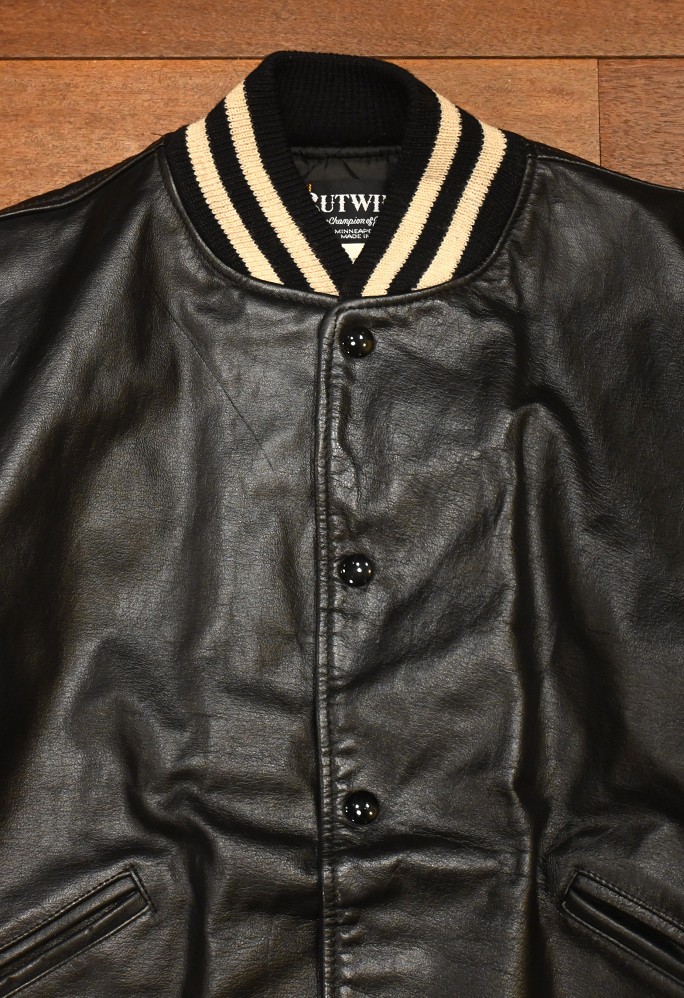 80s BUTWIN バトウィン オールレザー アワードジャケット スタジャン