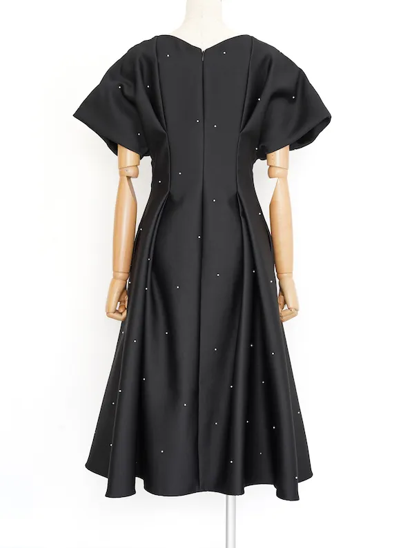CELFORD（セルフォード） パールドットドレス（ブラック/サイズ36