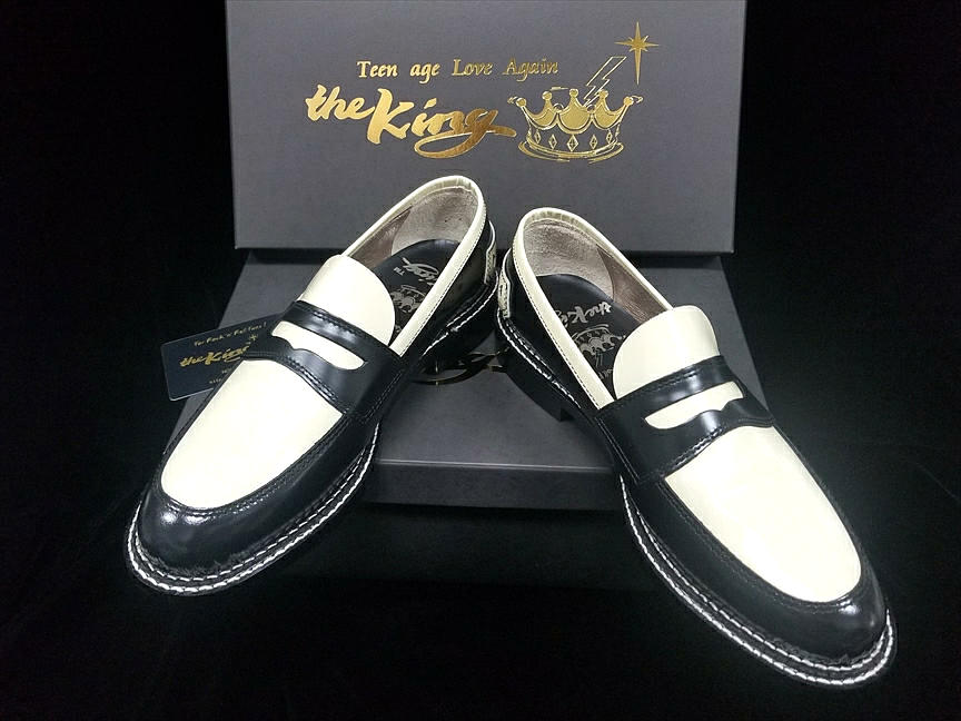 コンビローファー/ロックンロール/ロカビリー/シューズ