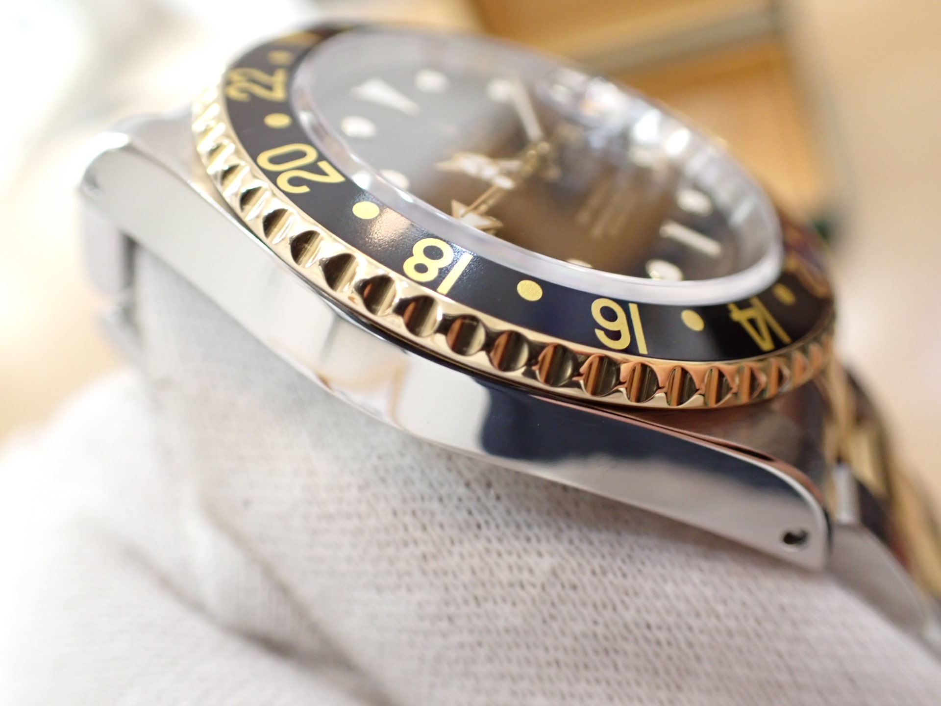 中古品B【ROLEX】ロレックス GMTマスター2 Ref.16713 K18コンビ