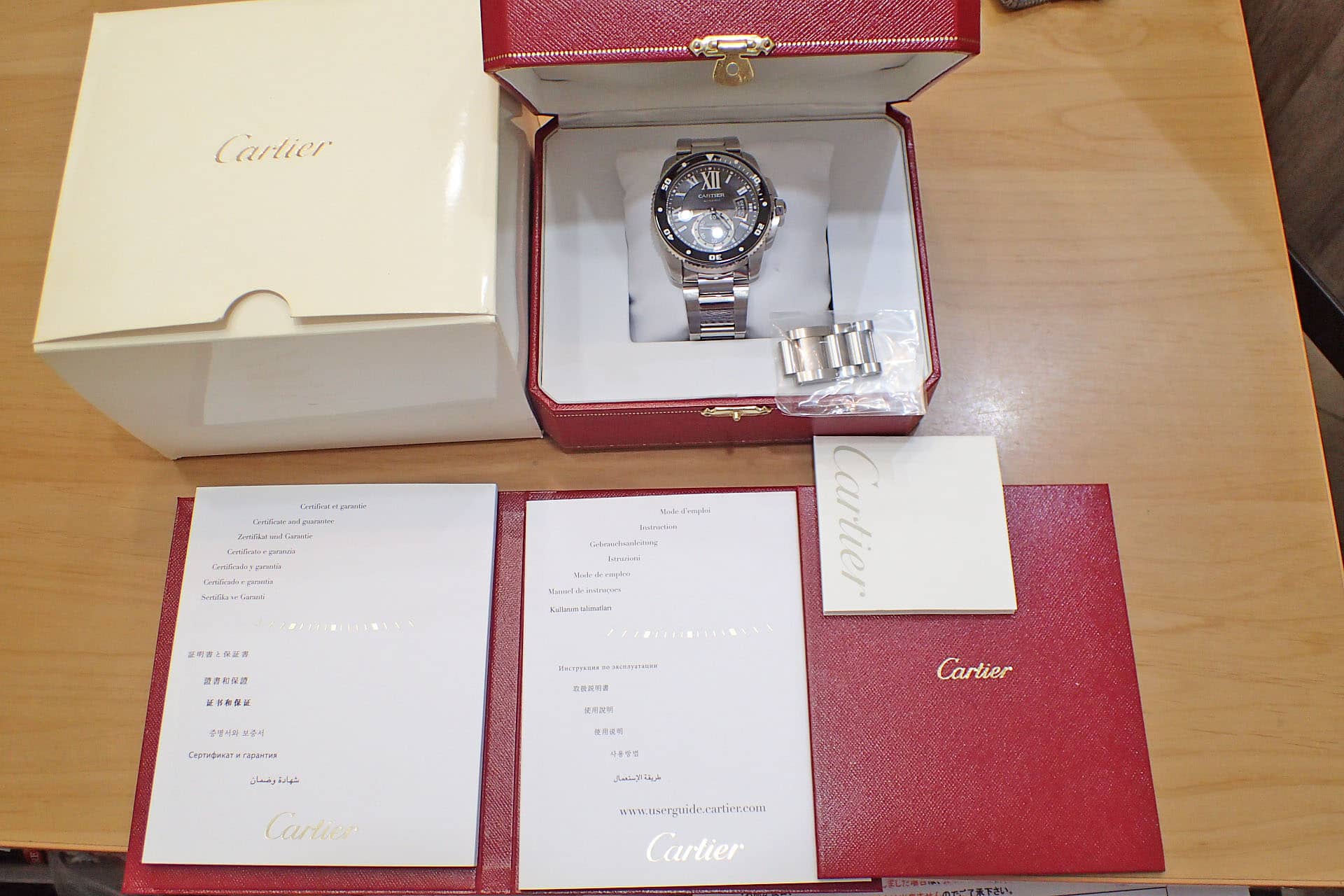 中古品【Cartier】カルティエ カリブル ドゥ カルティエ ダイバー W7100057