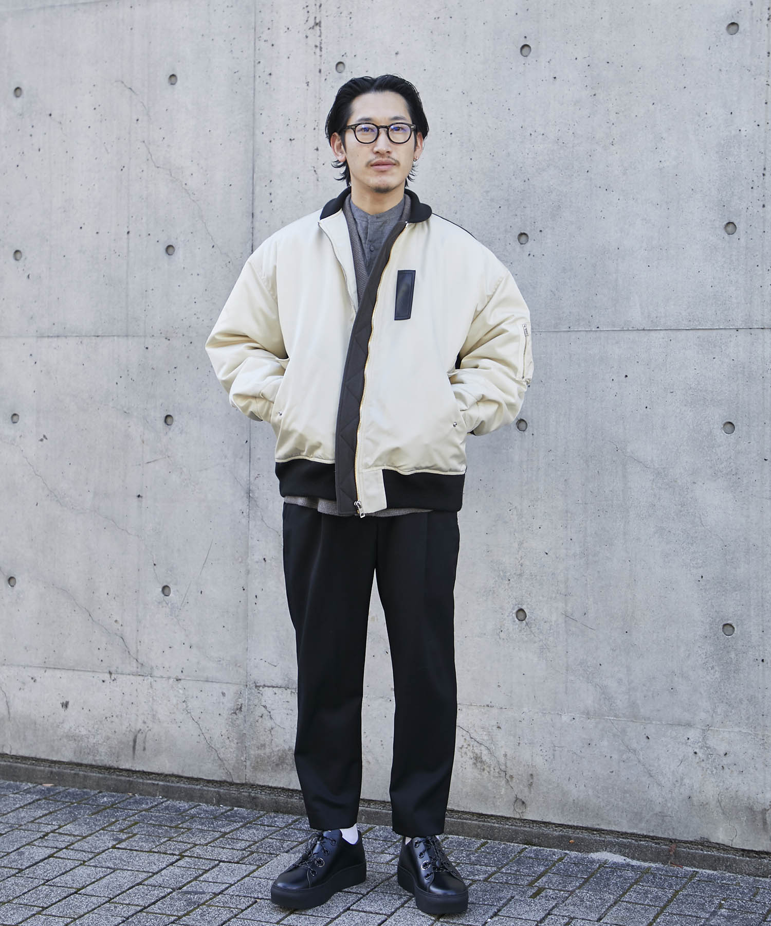 別注 ECONYL×MELTON PADDING MA-1(44 ECRU): CINOH: MENS｜THE TOKYO