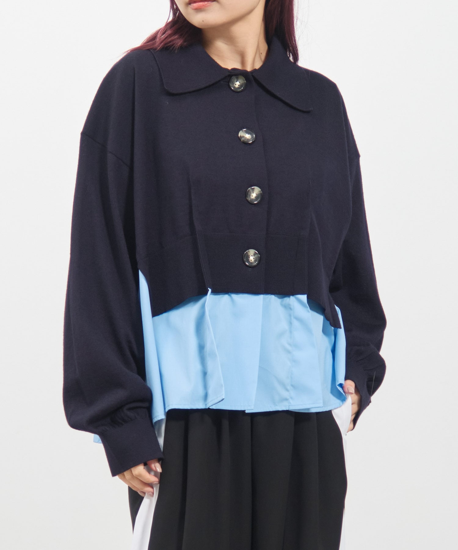 FAKE-LAYERED CARDIGAN｜ENFOLD（エンフォルド）正規取り扱い通販｜THE