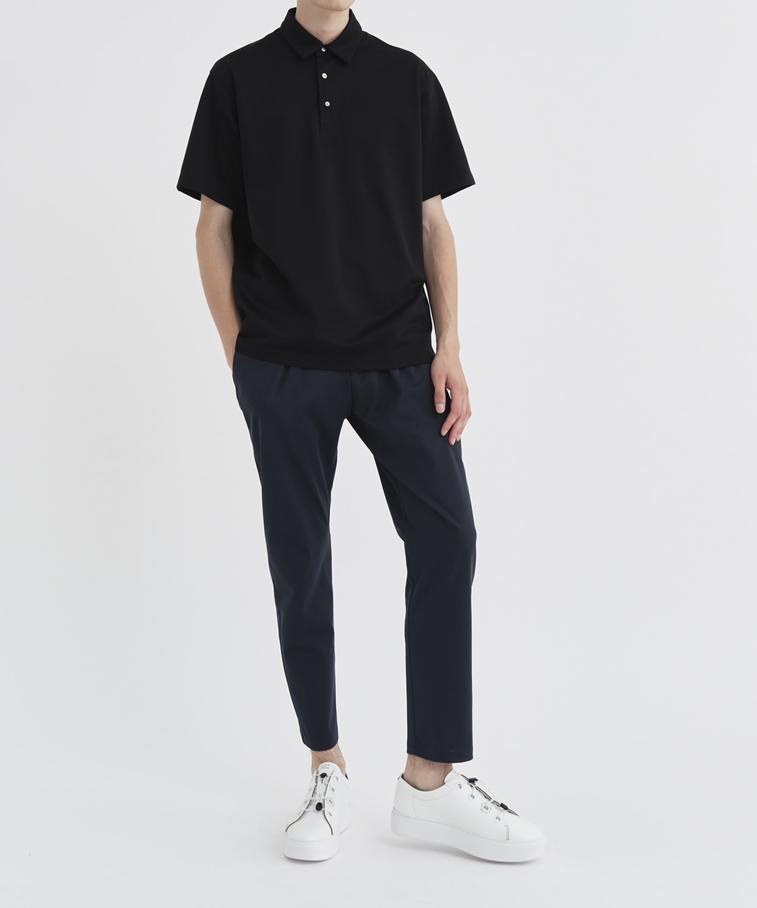 SOLOTEX Jersey S/S Polo(44 BLACK): THE TOKYO: MENS｜THE TOKYO