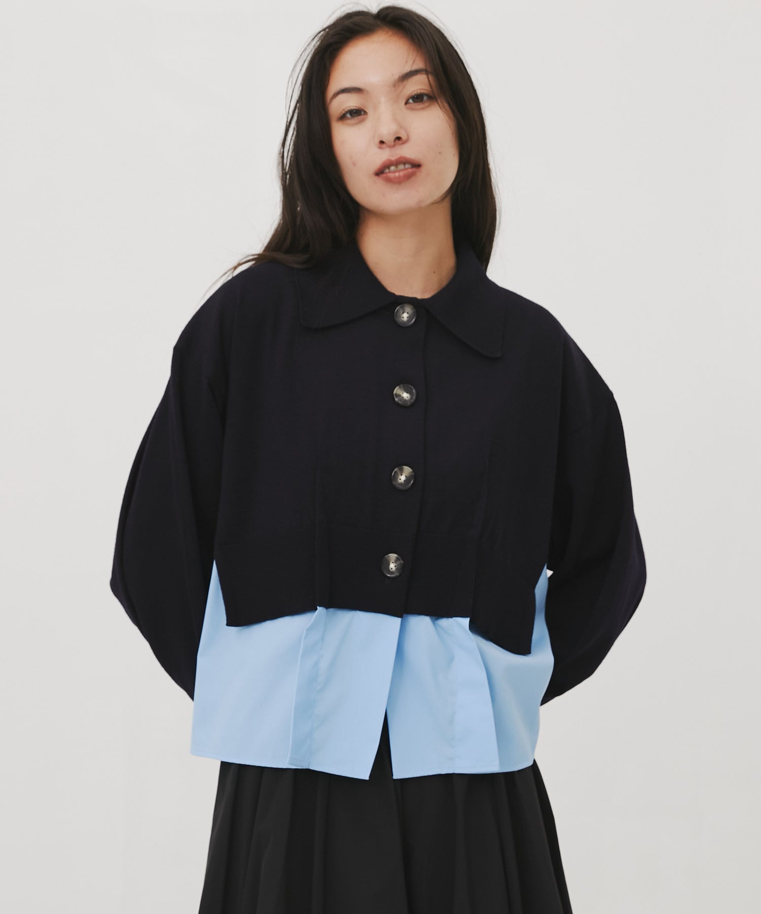 FAKE-LAYERED CARDIGAN｜ENFOLD（エンフォルド）正規取り扱い通販｜THE