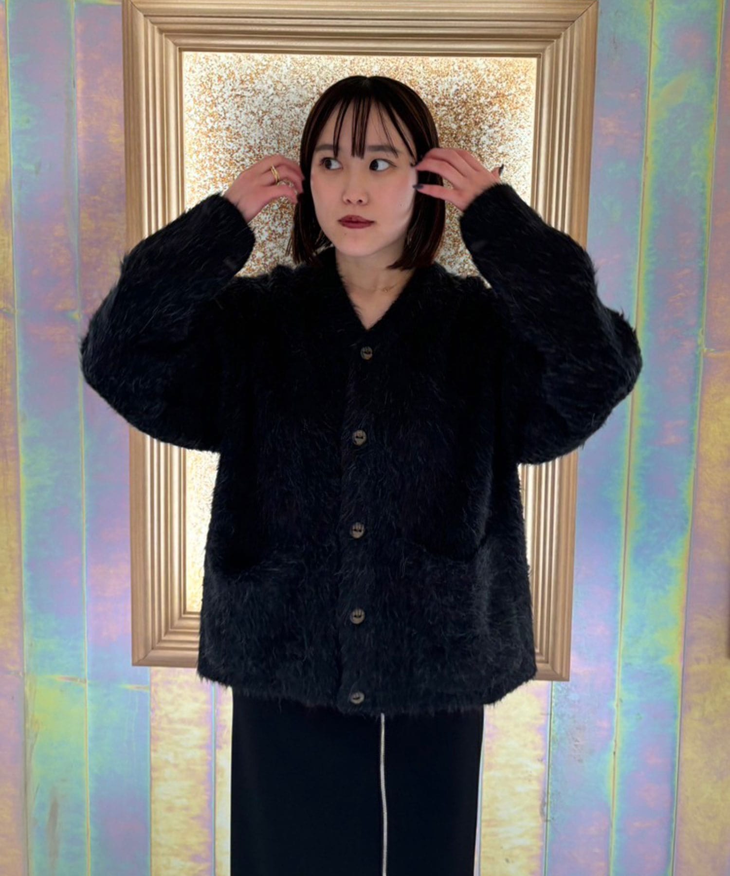 Suri Cardigan(FREE BLACK): THE INOUE BROTHERS: WOMENS｜THE TOKYO