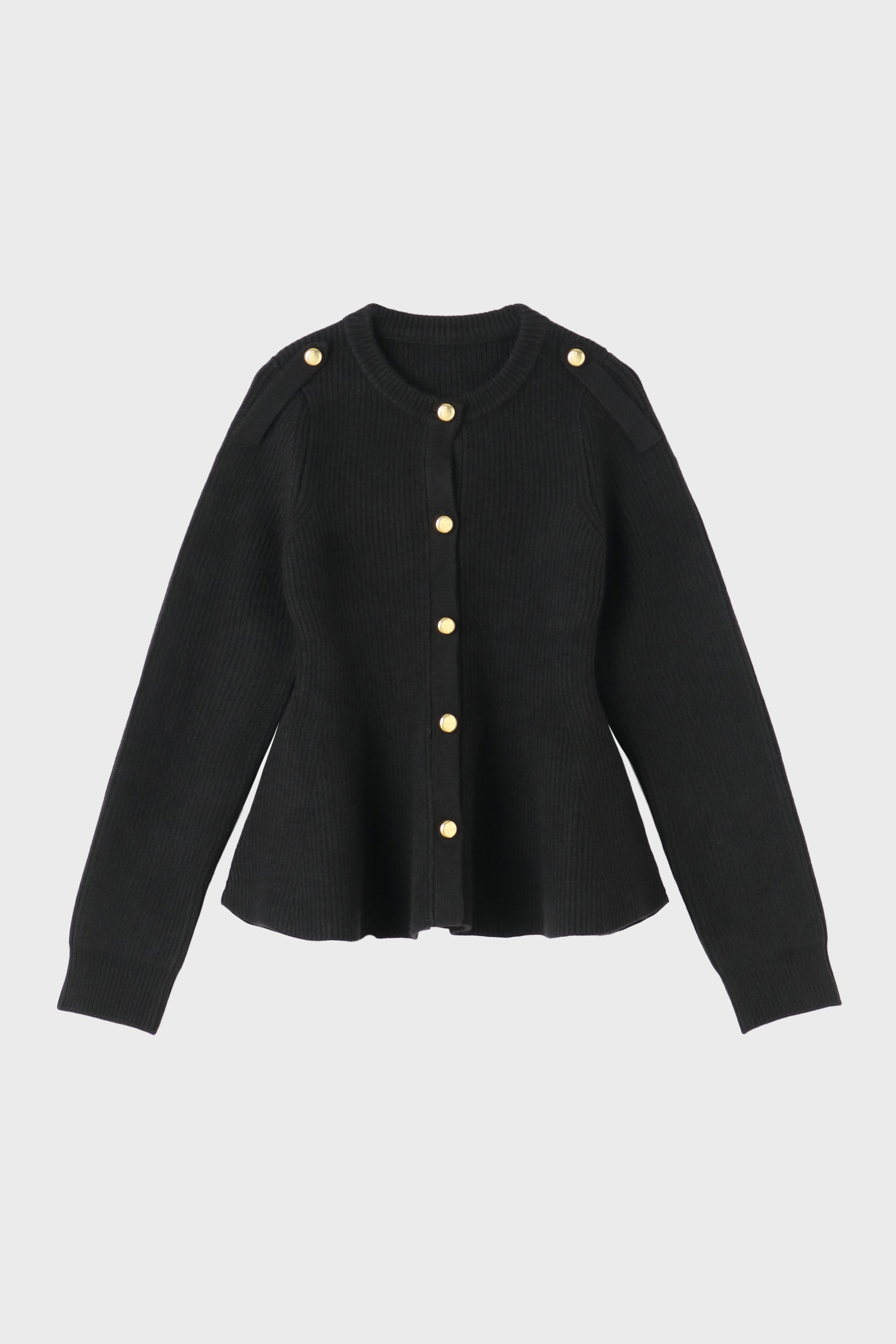 Rosen Peplum Cardigan – THE TOÉ