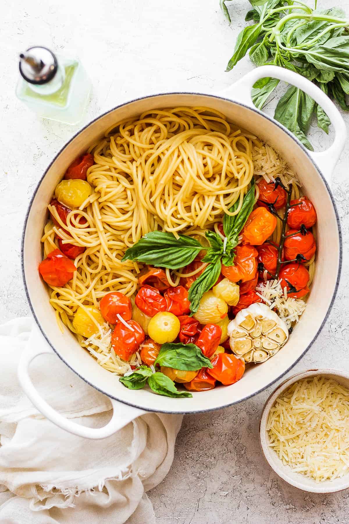 Cherry Tomato Pasta - The Wooden Skillet