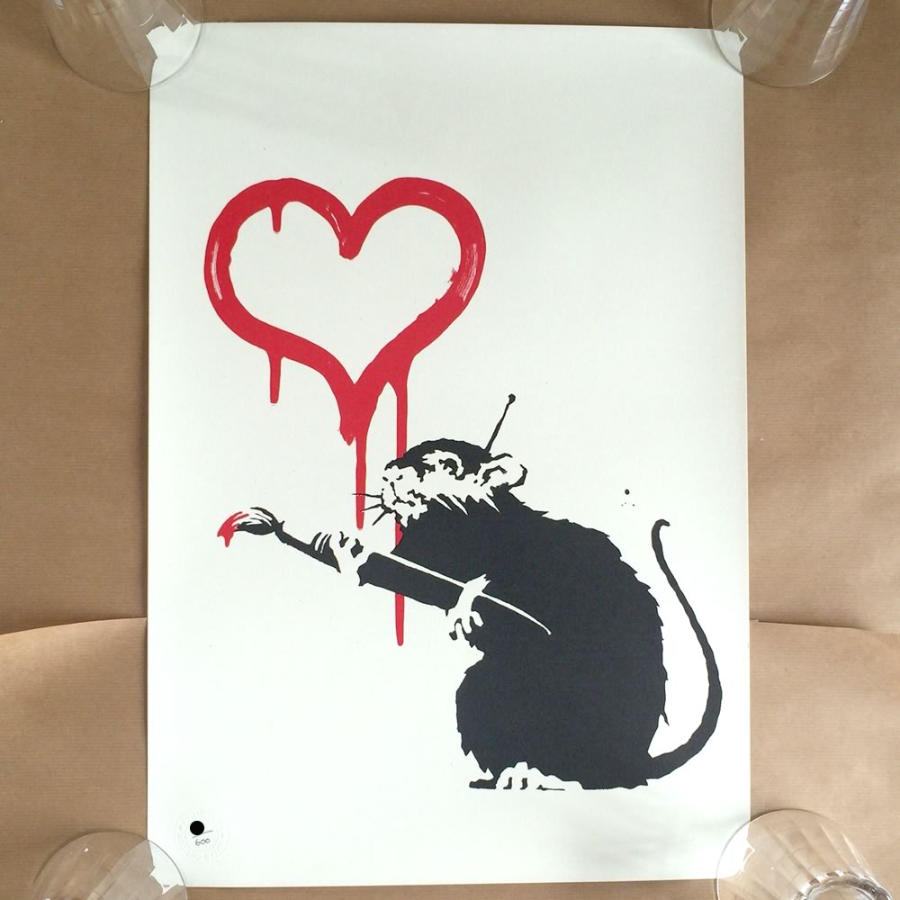 Banksy 'Love Rat' | The Art of Banksy