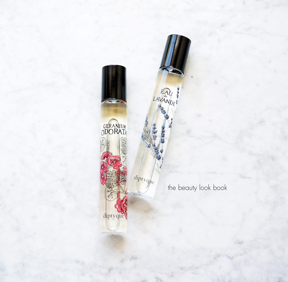 Diptyque Geranium Odorata and Eau de Lavande Eau de Toilette Roll