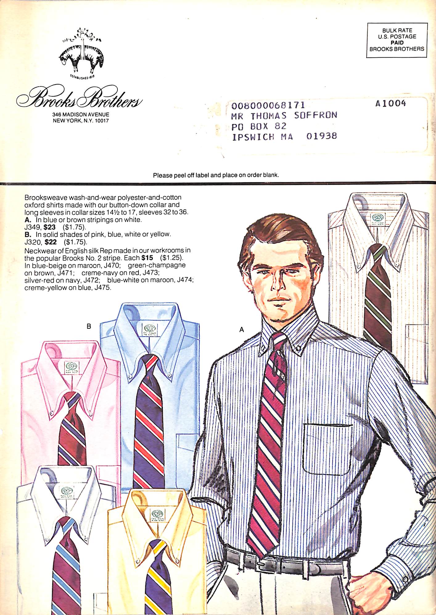 Brooks Brothers Men's And Boys' Clothing And Furnishings Christmas 198