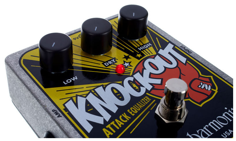 EHX Knockout Attack Equalizer Pedal Guitar Effect - The Guitar Store