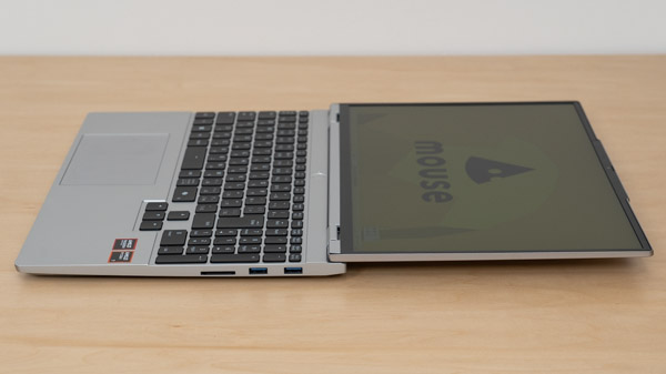 Ryzen 7 8845HSを搭載したノートPC、mouse B5-A7A01SR-Aの実機レビュー