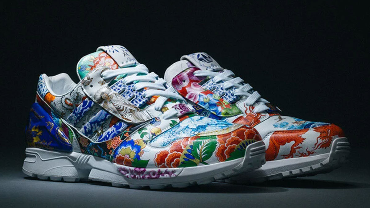 Adidas x Meissen ZX 8000 Porcelain Sneakers Sell at Sotheby's