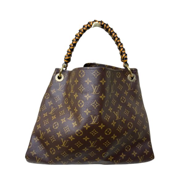 LOUIS VUITTON Braided Artsy MM Safran Imperial Shoulder Bag - The