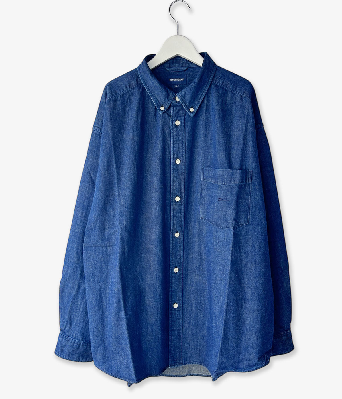 DESCENDANT/ALLEN DENIM LS SHIRT (INDIGO)