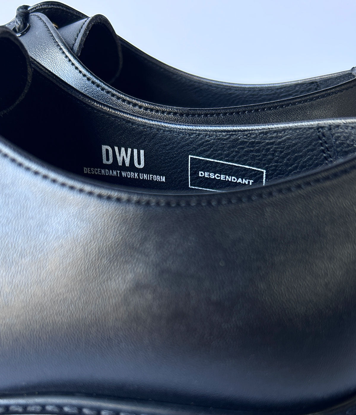 DESCENDANT/DWU 3HOLE SHOES (BLACK)