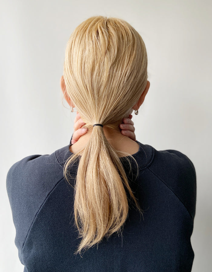 R.ALAGAN/TINY TINY PUFFY HOOPS (SILVER)