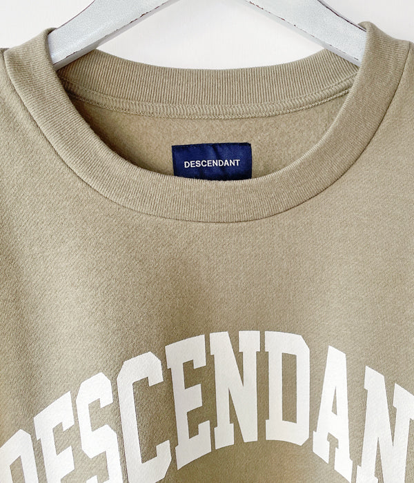 DESCENDANT/TEAM CREW NECK SWEATSHIRT (OLIVE DRAB)