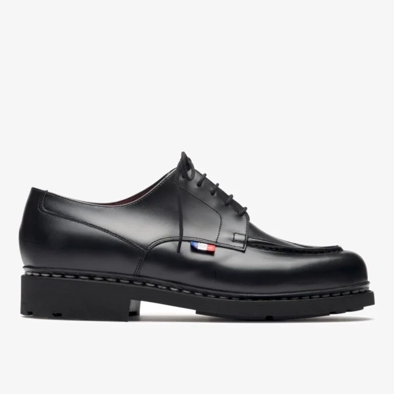 Paraboot Chambord BBR Tex Lisse Noir Derby Shoes - The Noble Dandy