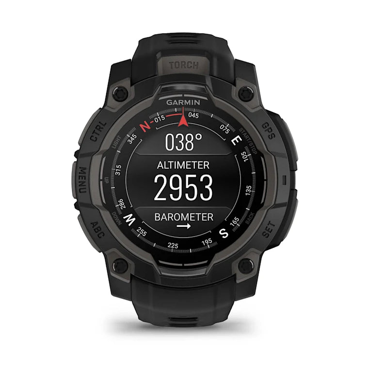 Garmin - Instinct® 3 – 45mm, AMOLED - Black with Black Band – The